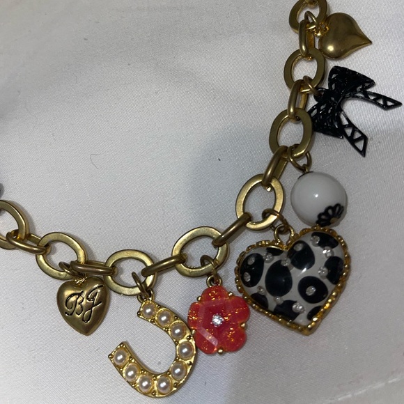 Betsey Johnson Charm Necklace - Picture 2 of 2